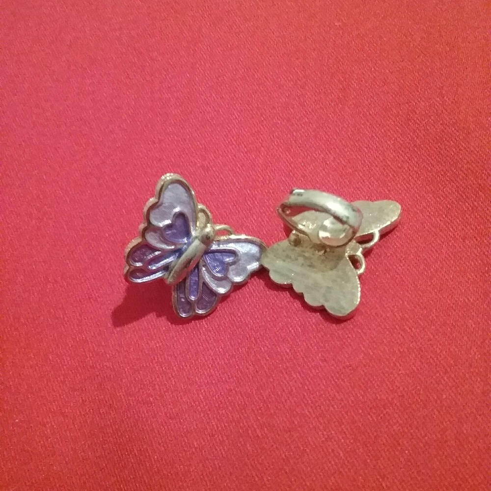 🎀 Butterfly  Clip Earrings